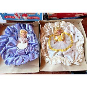 LOT OF TWO THE LADY ALICE DELUXE DOLL in Original Boxes Dolls of all Countries